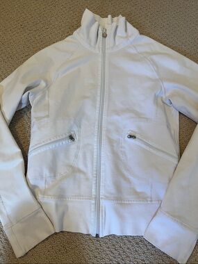 Lululemon White Full-Zip Jacket 6